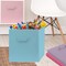 Pomatree Fabric Storage Bins - 8 Pack - Fun Colored Storage Cubes | 2 Reinforced Handles | Foldable Cube Baskets for Home, Kids Room, Nursery and Playroom | Closet and Toys Organization